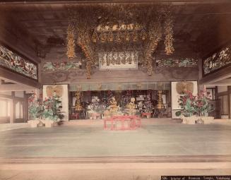 Interior of Honmura Temple, Yokohama