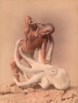 [Man fighting an octopus]