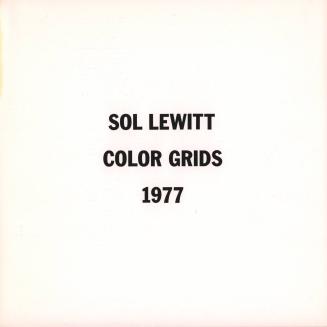 Color Grids: All Vertical and Horizontal Combinations of Black, Yellow, Red and Blue, Straight, Not-Straight and Broken Lines