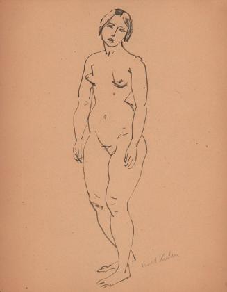 [standing female nude]