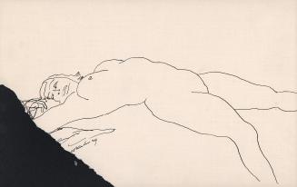 [Reclining female nude]