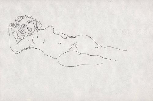 [Reclining nude woman]