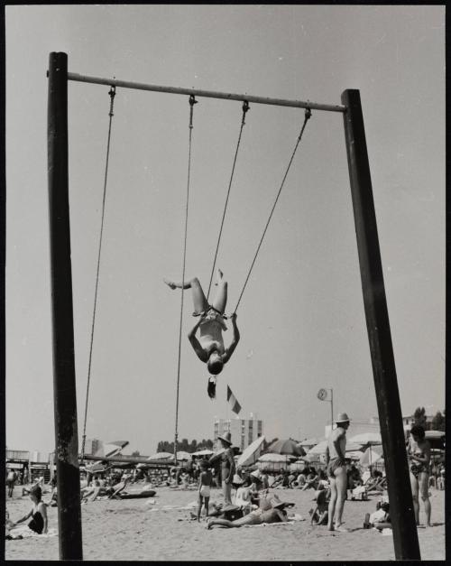 Girl on swing, Italy