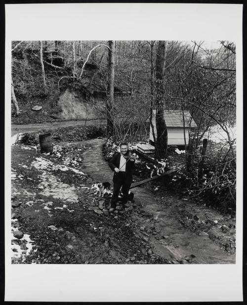 Curly Ray Cline at Home, Rock House, Kentucky