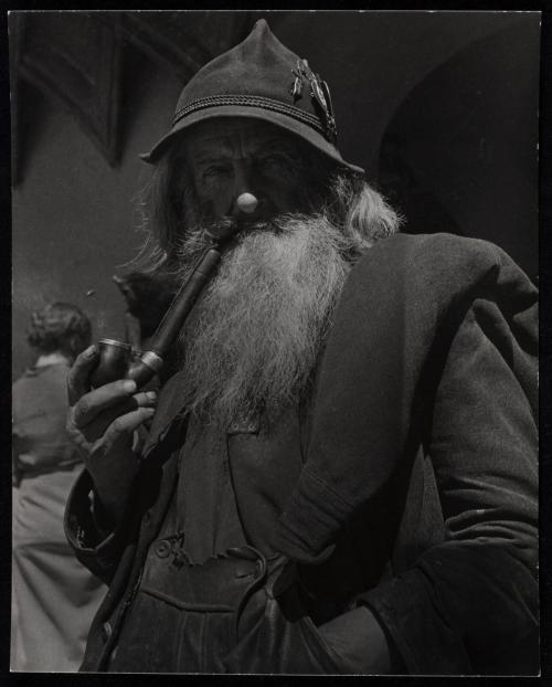 Old Shepherd Dressed in Tyrolian Style, Innsbruck, Austria