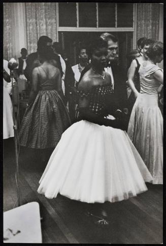 Woman in white tulle skirt, Ghana