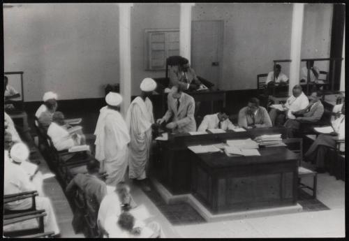 Sudan Legislative Assembly: Interior of the Legislative Assembly Building during session