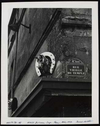 Horse Butcher Shop, Paris