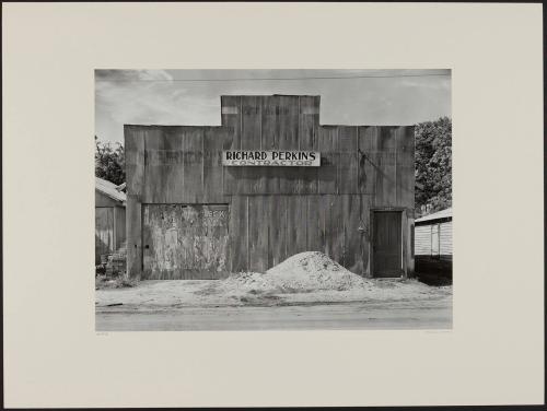 Tin false-front building, Moundville, Alabama