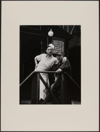 Lunchroom buddies, New York City, 1931