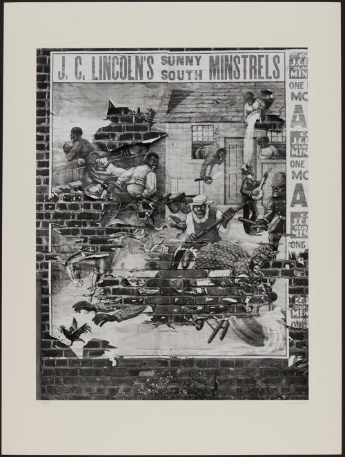 Minstrel poster, Alabama, 1936