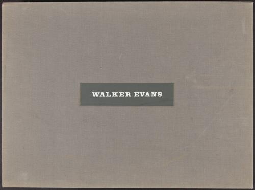 Walker Evans, Selected Photographs, 1974