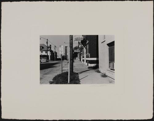 Plane over bull, Kansas City, Missouri, 1965