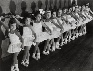 Potential ballerinas at the Truempy dance school, Berlin