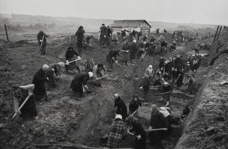 Digging Anti-Tank Trenches Near Moscow, October 1041