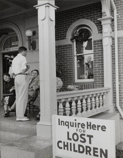 Lost Children office, Disneyland, Anaheim, California