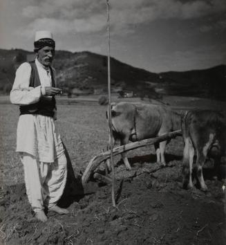 Albanian peasant near Tirana, Albania