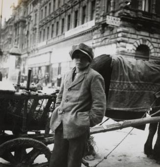 Boy with horse-drawn cart, Zagreb, Croatia