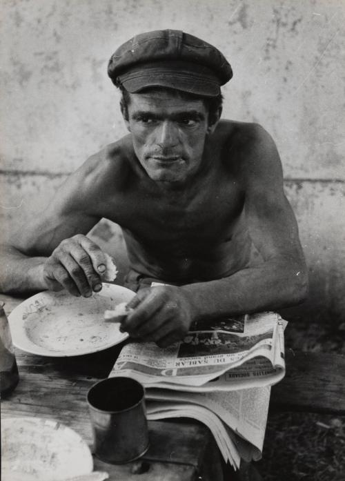 Traveling circus worker, Roustabout, Marseille, France