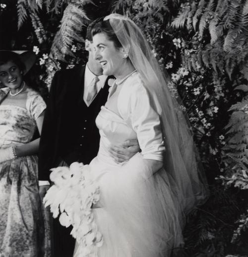 Patricia Kennedy and Peter Lawford at their wedding
