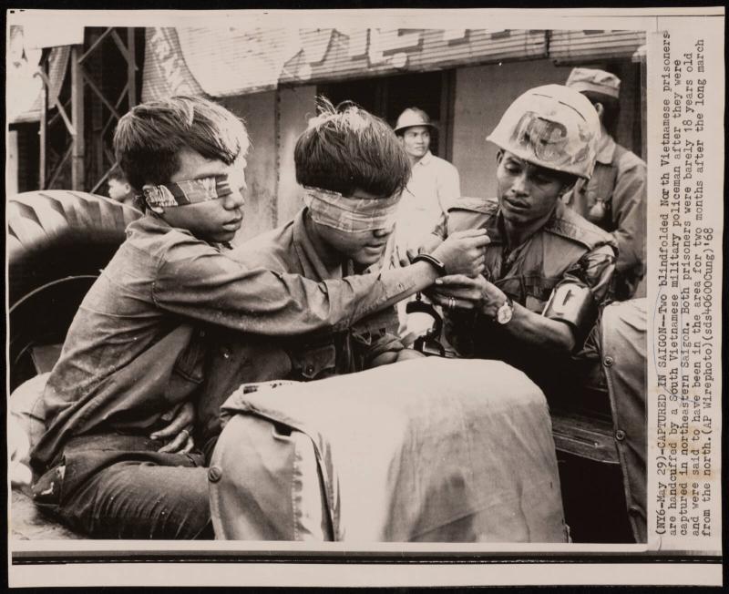 North Vietnamese Soldier Captured
