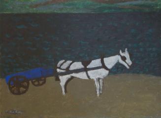 [Donkey with cart]