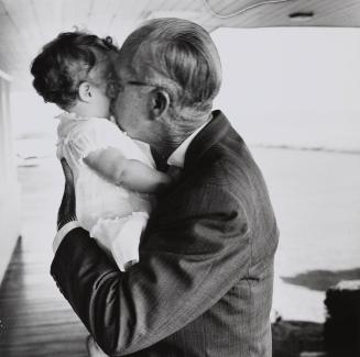 Joseph Kennedy kissing granddaughter Caroline