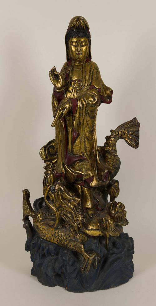 [Guanyin with dragon]