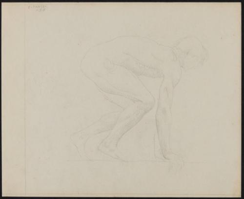 Crawling Male Nude