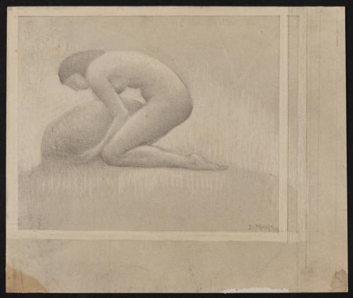 Kneeling Female Nude