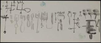 [Study for mural "Man and His Universe"]
