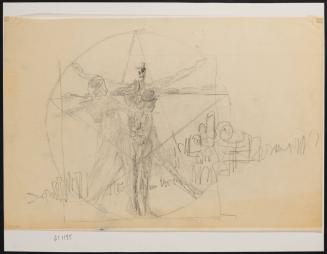 [Study for mural "Man and His Universe"]