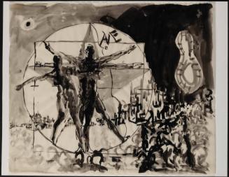 [Study for mural "Man and His Universe"]