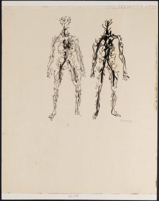 [Study for mural "Man and His Universe"]