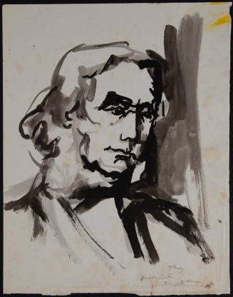 [Study for mural "Man and His Universe"]