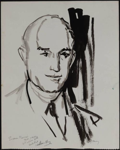 [Study for mural "Man and His Universe"]