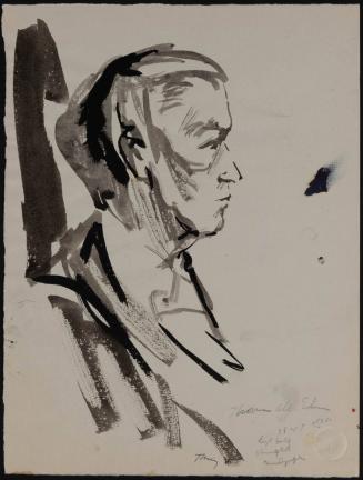 [Study for mural "Man and His Universe"]