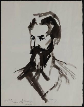 [Study for mural "Man and His Universe"]