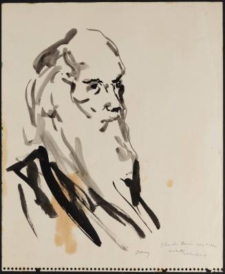 Sketch of Charles Darwin