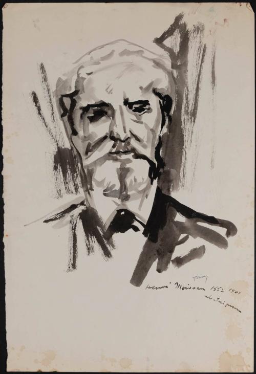 [Study for mural "Man and His Universe"]