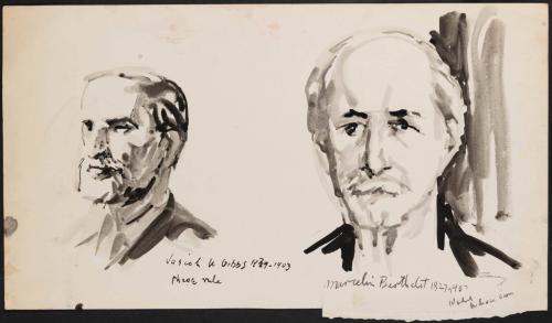 [Study for mural "Man and His Universe"]
