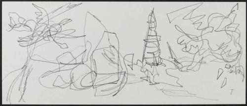 [Study for mural "Man and His Universe"]
