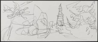 [Study for mural "Man and His Universe"]