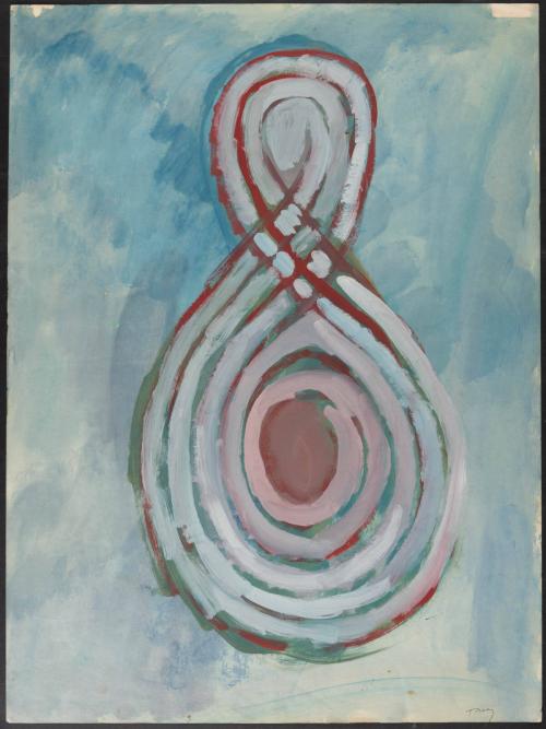 [Study for mural "Man and His Universe"]