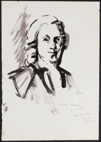 [Study for mural "Man and His Universe"]