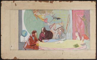 [Untitled, mural sketch]