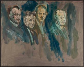 [Study for mural "Man and His Universe"]