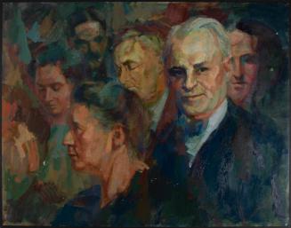 [Study for mural "Man and His Universe"]
