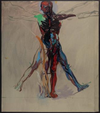 [Study for mural "Man and His Universe"]