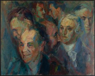 [Study for mural "Man and His Universe"]